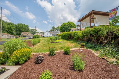 Great lot includes mature landscaping.