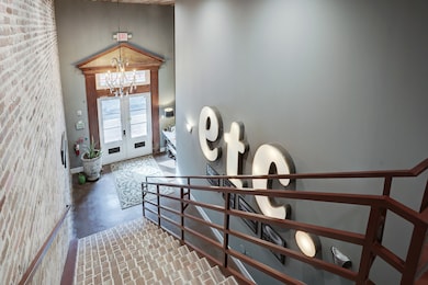 This view, from the top of the entry level stairs,