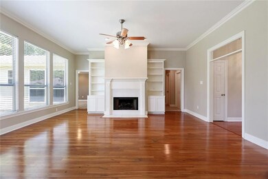 Spacious living area with wall of windows