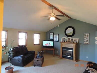 Family Room with gas fireplace