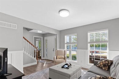 Step into NEWER Wood Laminate Plank Floors thruout
