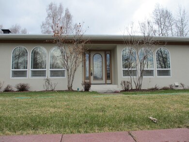 close-up of front of home
