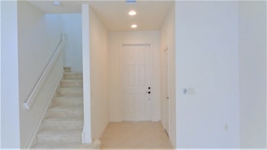 Foyer entrance and stairway
