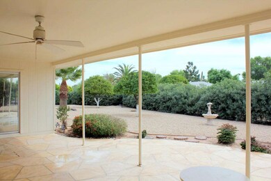 Covered Patio with Flagstone