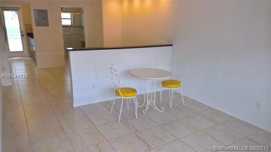 Living area with divider