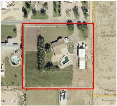 15515 E Via del Rancho parcel aerial vie