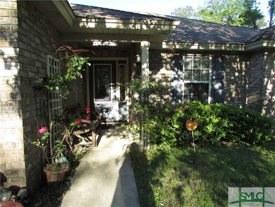 Front view of porch