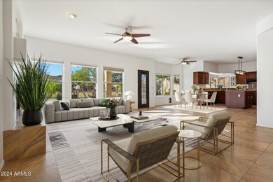 Virtually Staged Family Room
