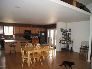 large dining area and kitchen