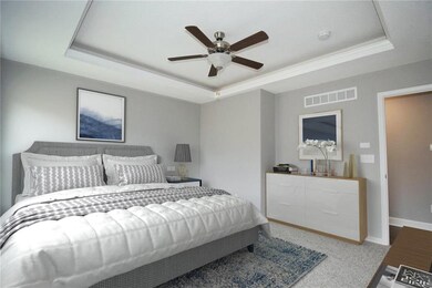 Pictures are of a different house but it is the same floor plan.  This house is under construction.