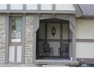 Front porch is welcoming!