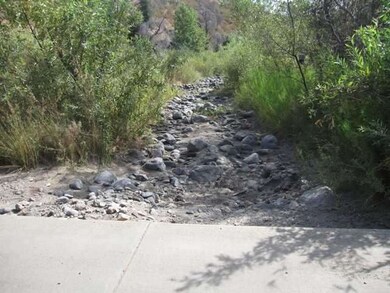 BOULDER CREEK. DRY NOW.  BUT IN WINTER AND SPRING 
