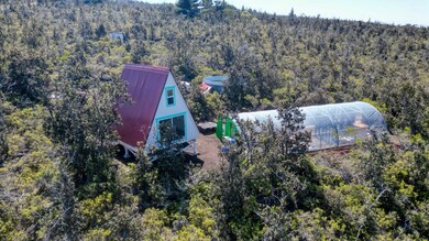 Newly built A Frame home on 2 acres with a 20x50 green house.