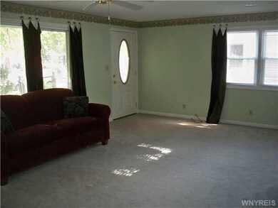Living Room. The generous-sized living room has ne