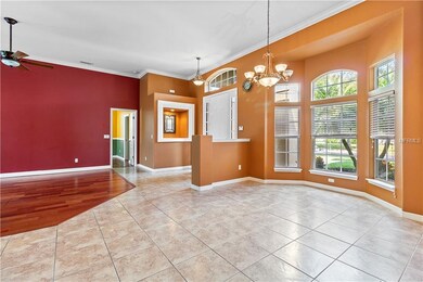 Dining View to Foyer, Living and Master Bedroom