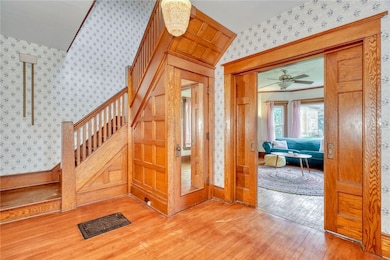Spacious Foyer/Entry with original details!