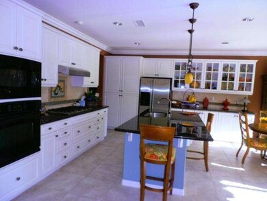 Kitchen and island