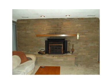 Fireplace.