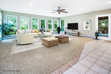 Family Room Virtually Staged