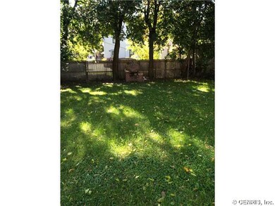 Backyard. Nice backyard with a fire pit.