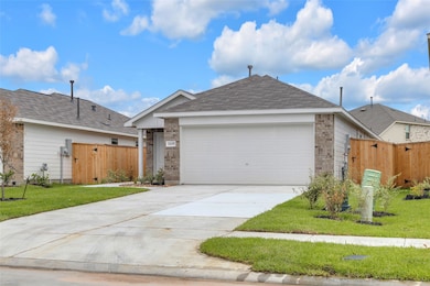 Clean-lined design, featuring a two-car garage. New neighborhood with similar style homes.