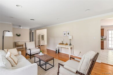 Living room is connected to kitchen and dining are