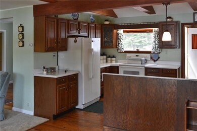 Open concept kitchen view from...