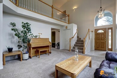 Ceramic tiled foyer