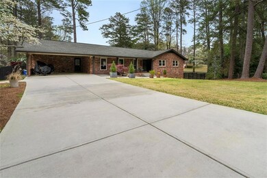 Long new driveway