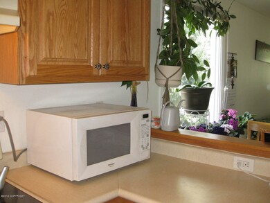 Kitchen -through to living/dining area