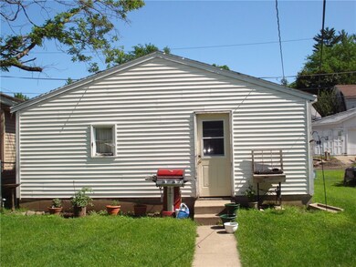 2 car garage with alley access