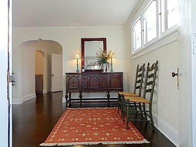 Recently refinished hard wood floors.