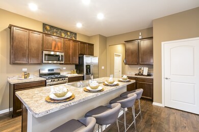 Model home pictured- features, options, and colors