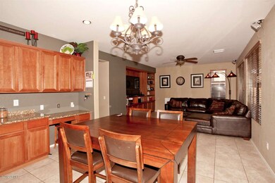 KITCHEN VIEW INTO FAMILY ROOM