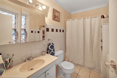 This bathroom is in the first floor apartment