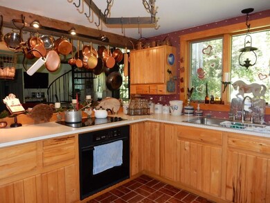 Sunny kitchen with lots of windows