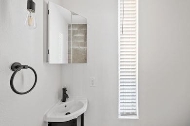 Bathroom featuring a sink