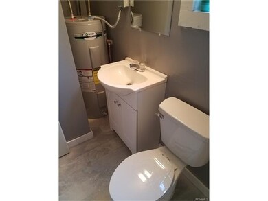 Second full bathroom on first floor with new water