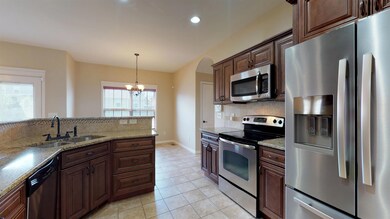 Kitchen with stainless appliances