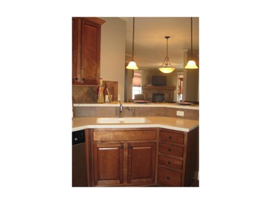 Corian countertops and sink with a raised bar for 