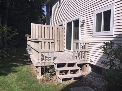 Enjoy your own private deck which is...