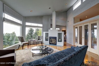 Folding beveled glass doors