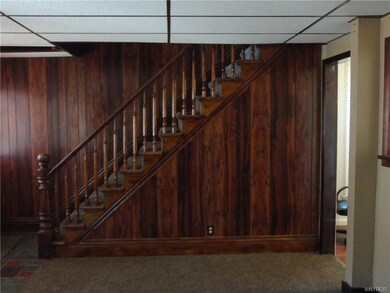 Open staircase to second floor