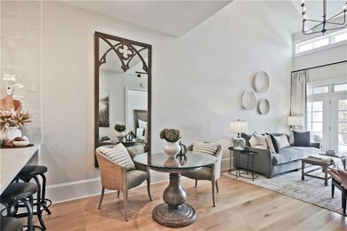 Dining Area - notice the beautiful 7 inch wide White Oak Hardwood Floors!