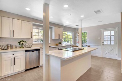 Beautifully renovated kitchen featuring new cabine