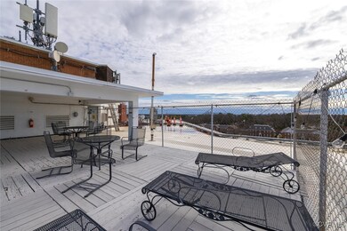 Wooden deck featuring fence
