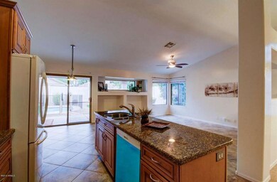 Kitchen to family room