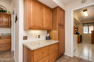 Slide~Outs in the Pantry Granite Counter