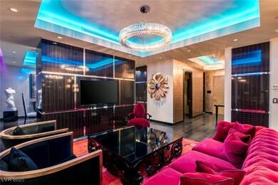 Lobby with recessed lighting