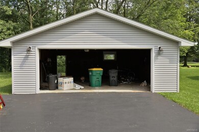 Garage in good condition, concrete floor.